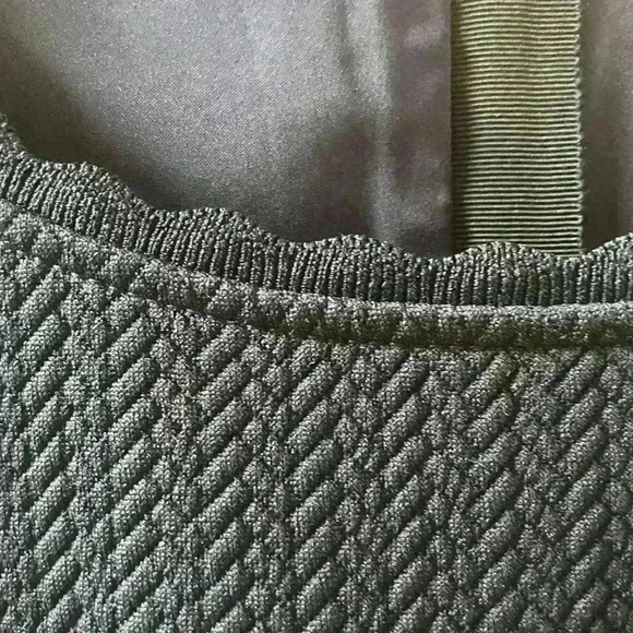 Rebecca Taylor Womens Back Zip Cap Sleeve Crew Neck Skater Dress Navy Blue 4. - Picture 5 of 8